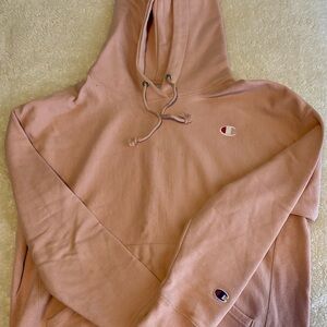 Champion Blush Hoodie with Logo